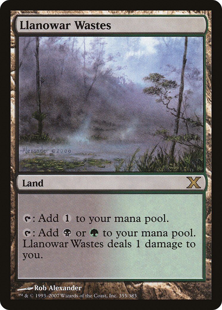 Llanowar Wastes [10E-355]