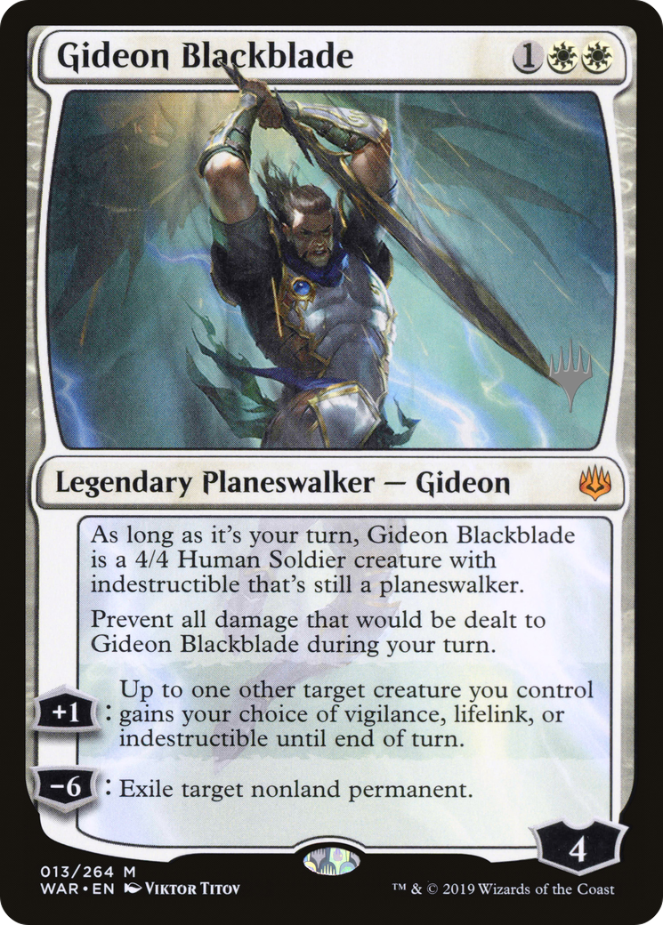 Gideon Blackblade - Promo Pack [PWAR-13p]