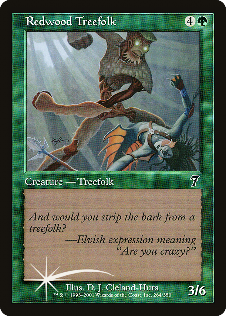 Redwood Treefolk [7ED-264★]