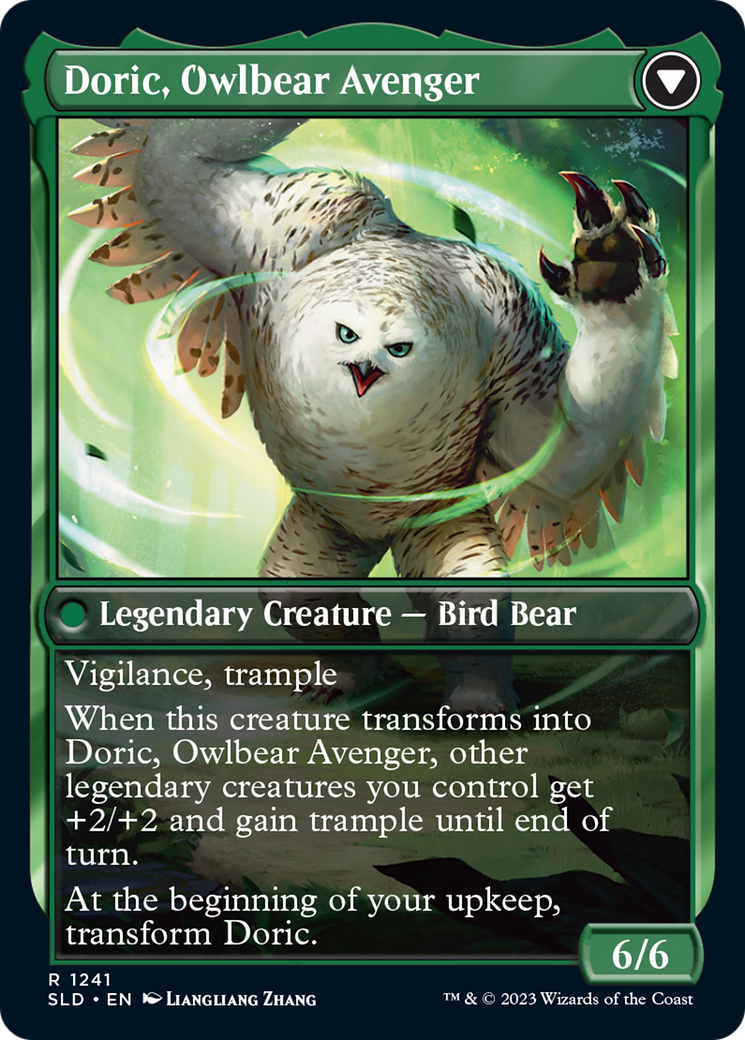 Doric, Nature's Warden // Doric, Owlbear Avenger - Full Art [SLD-1241]