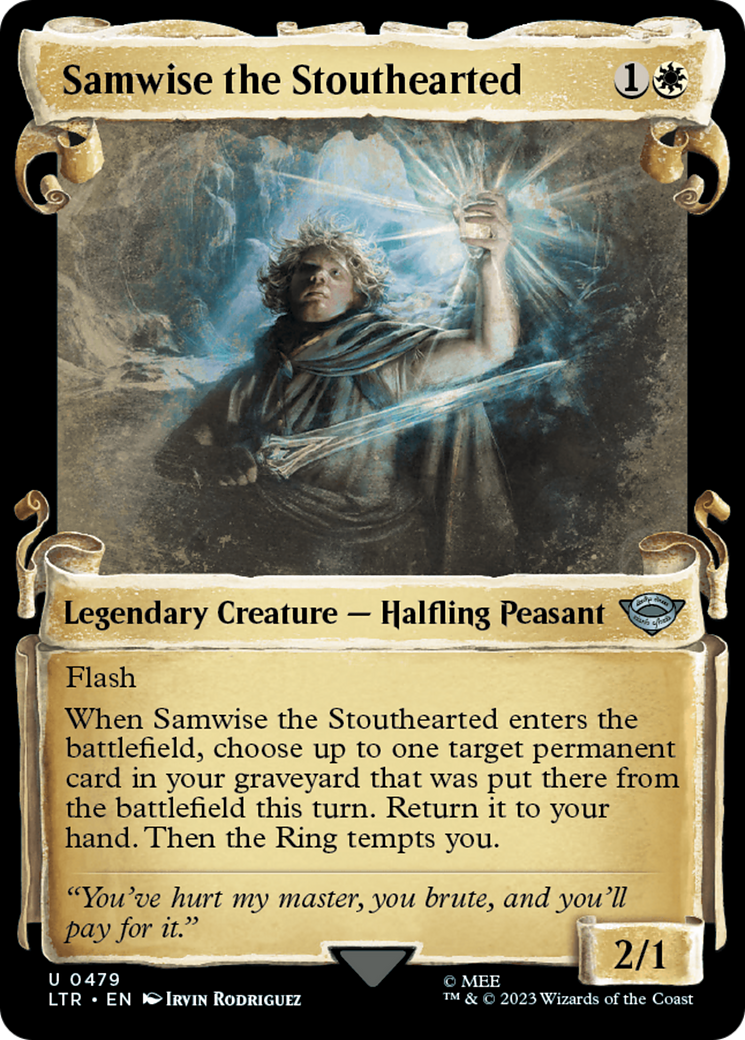 Samwise the Stouthearted - Scroll Showcase [LTR-479]