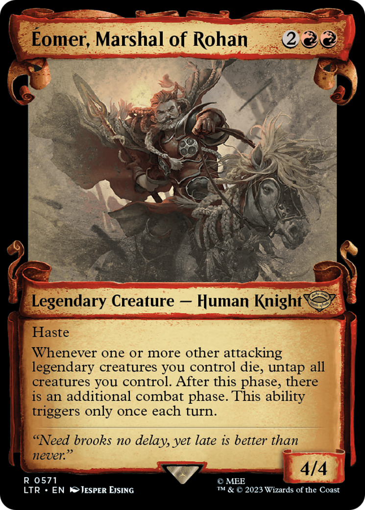Éomer, Marshal of Rohan - Scroll Showcase [LTR-571]