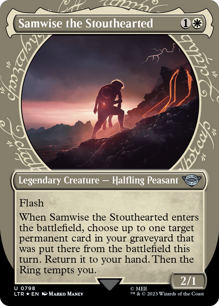 Samwise the Stouthearted - Borderless - Showcase - Surge Foil [LTR-798]