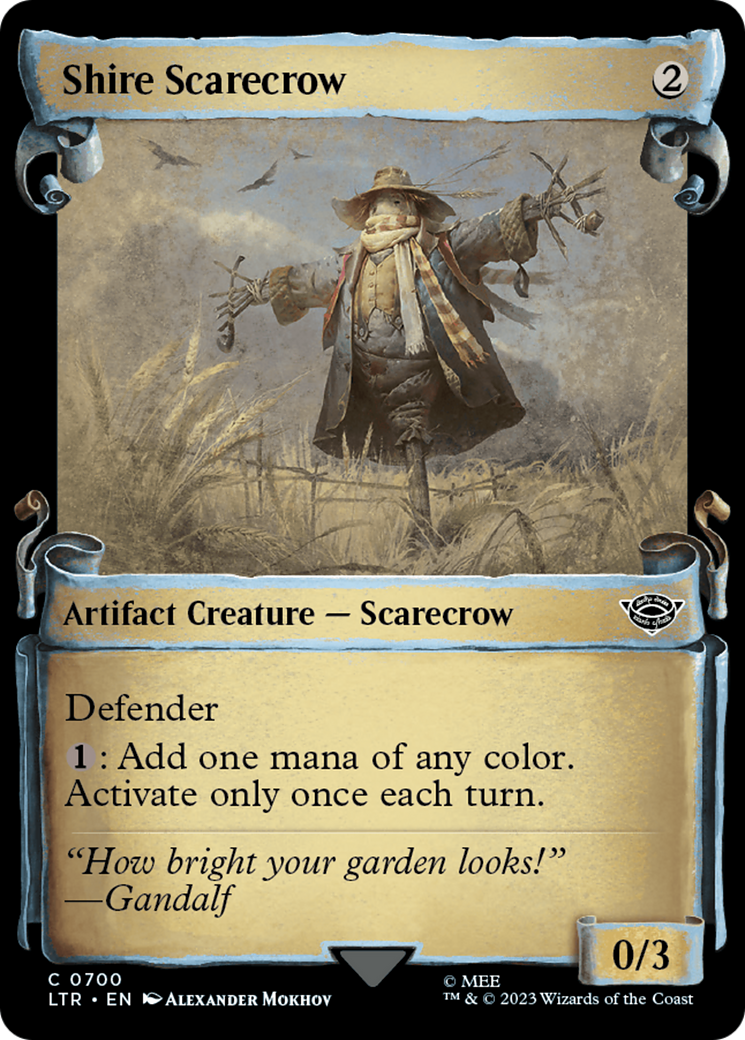 Shire Scarecrow - Scroll Showcase [LTR-700]