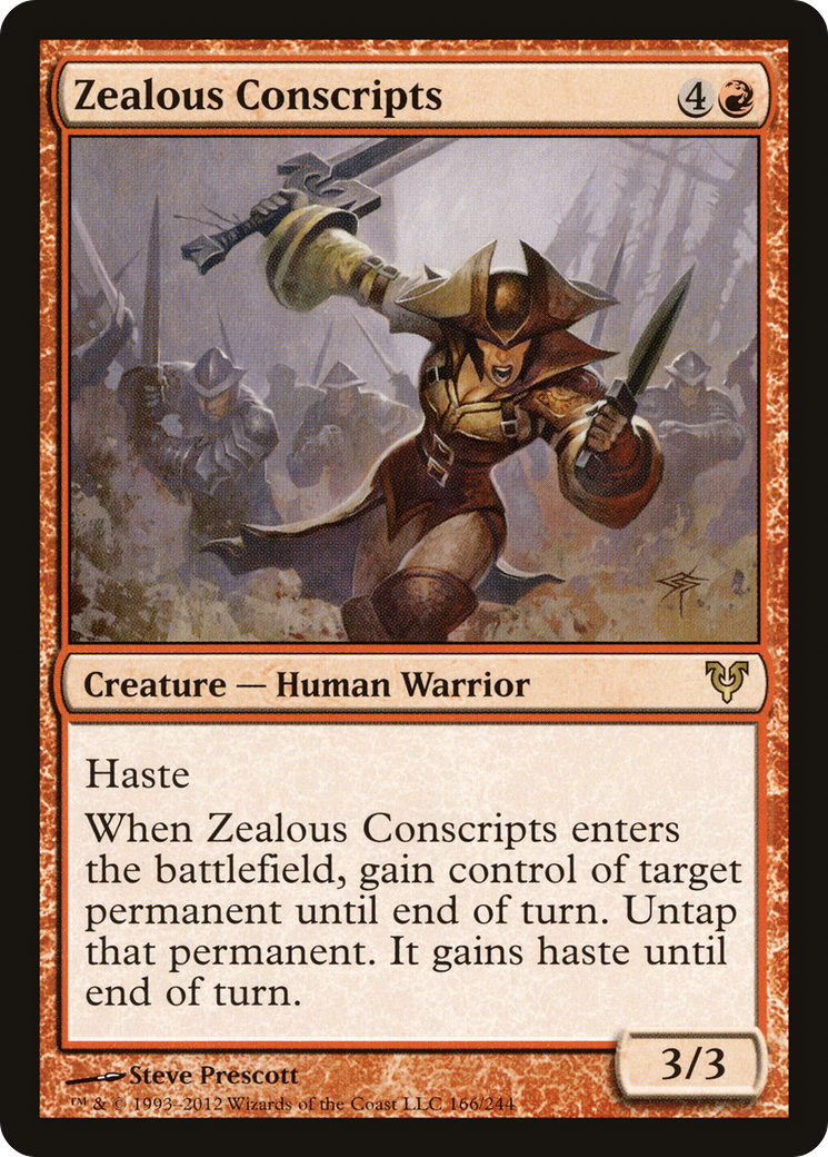Zealous Conscripts [AVR-166]