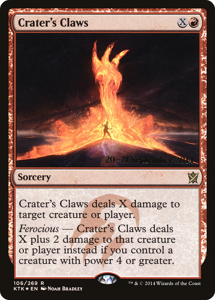 Crater's Claws - Prerelease Promo [PKTK-106s]