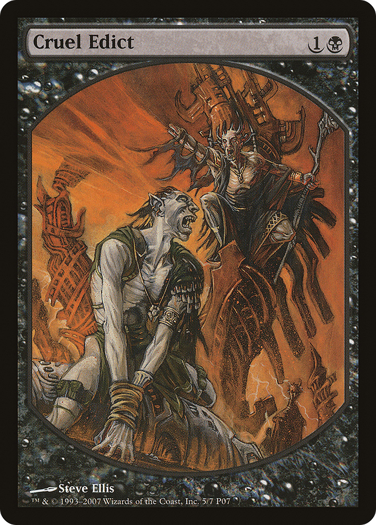 Cruel Edict - Full Art - Promo [P07-5]