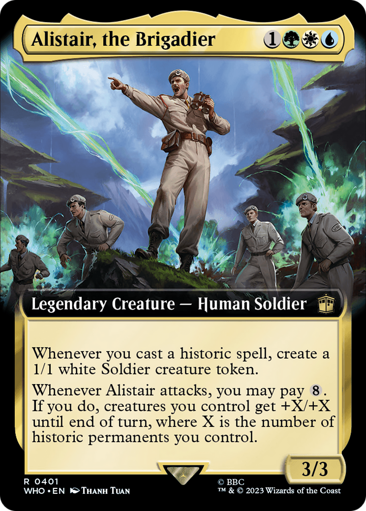 Alistair, the Brigadier - Extended Art [WHO-401]