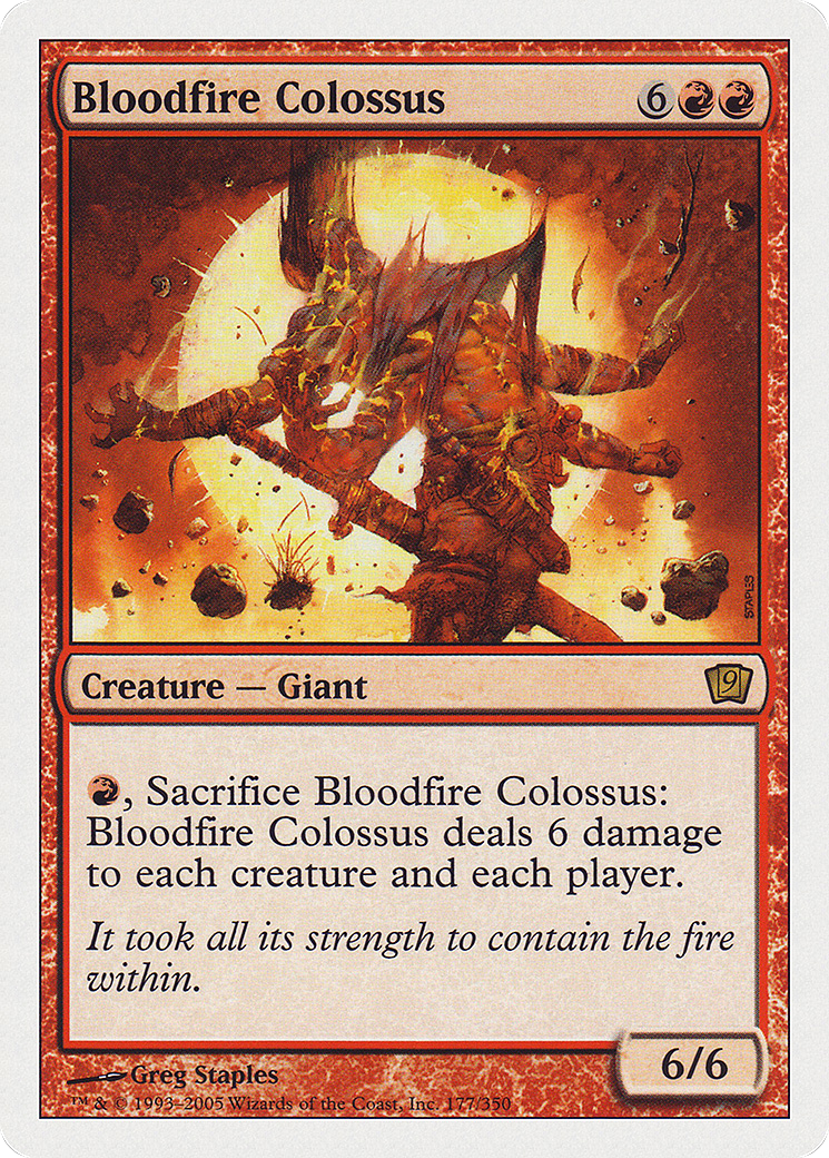 Bloodfire Colossus [9ED-177]