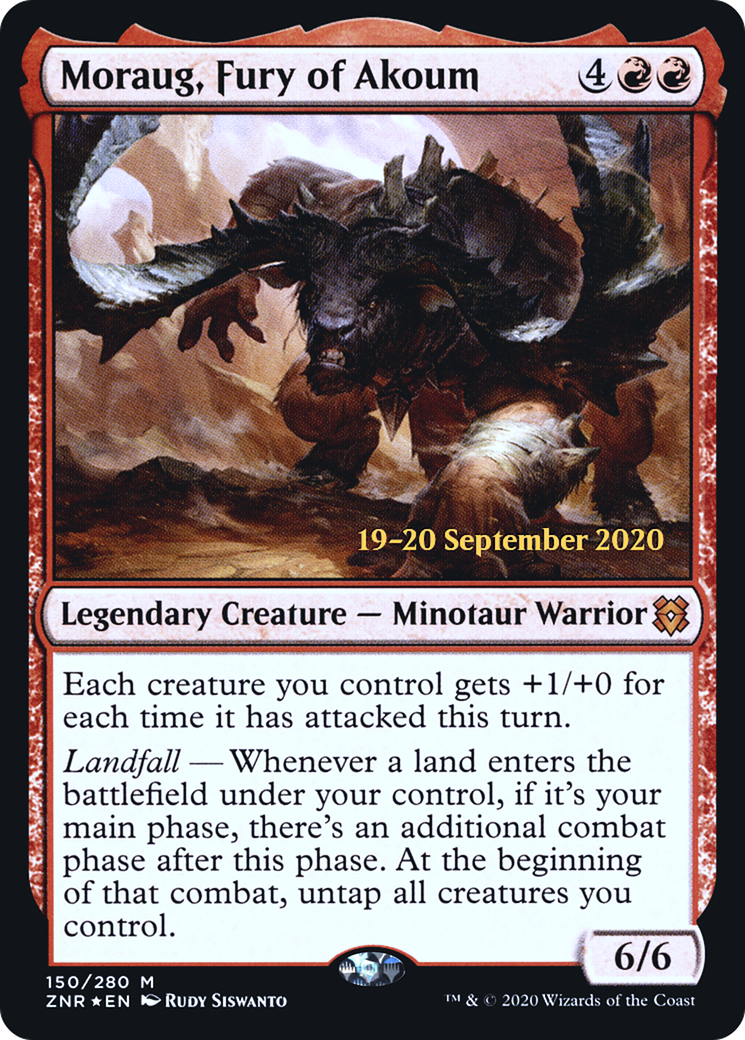 Moraug, Fury of Akoum - Prerelease Promo [PZNR-150s]