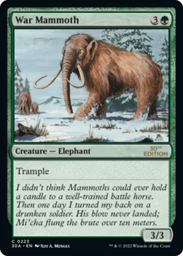 War Mammoth [30A-223]