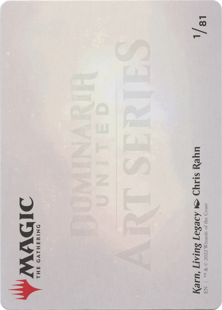 Karn, Living Legacy // Karn, Living Legacy [ADMU-1]