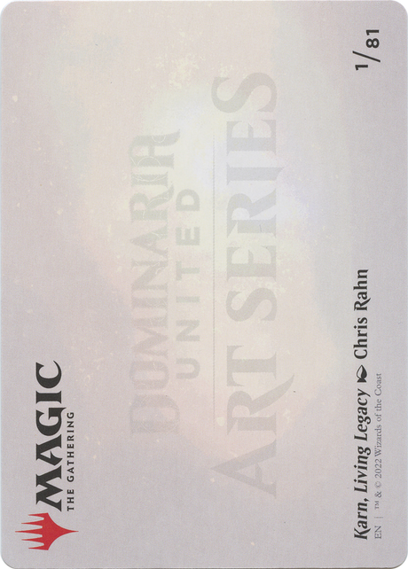 Karn, Living Legacy // Karn, Living Legacy [ADMU-1]