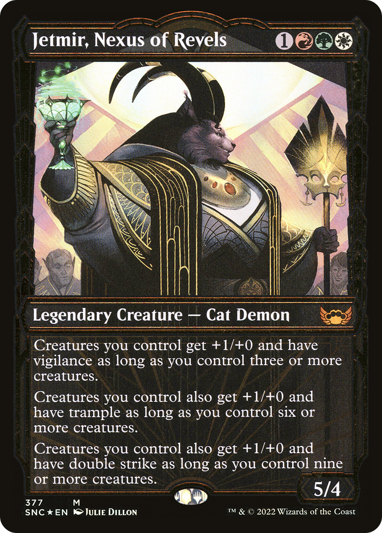 Jetmir, Nexus of Revels - Showcase - Gilded Foil [SNC-377]