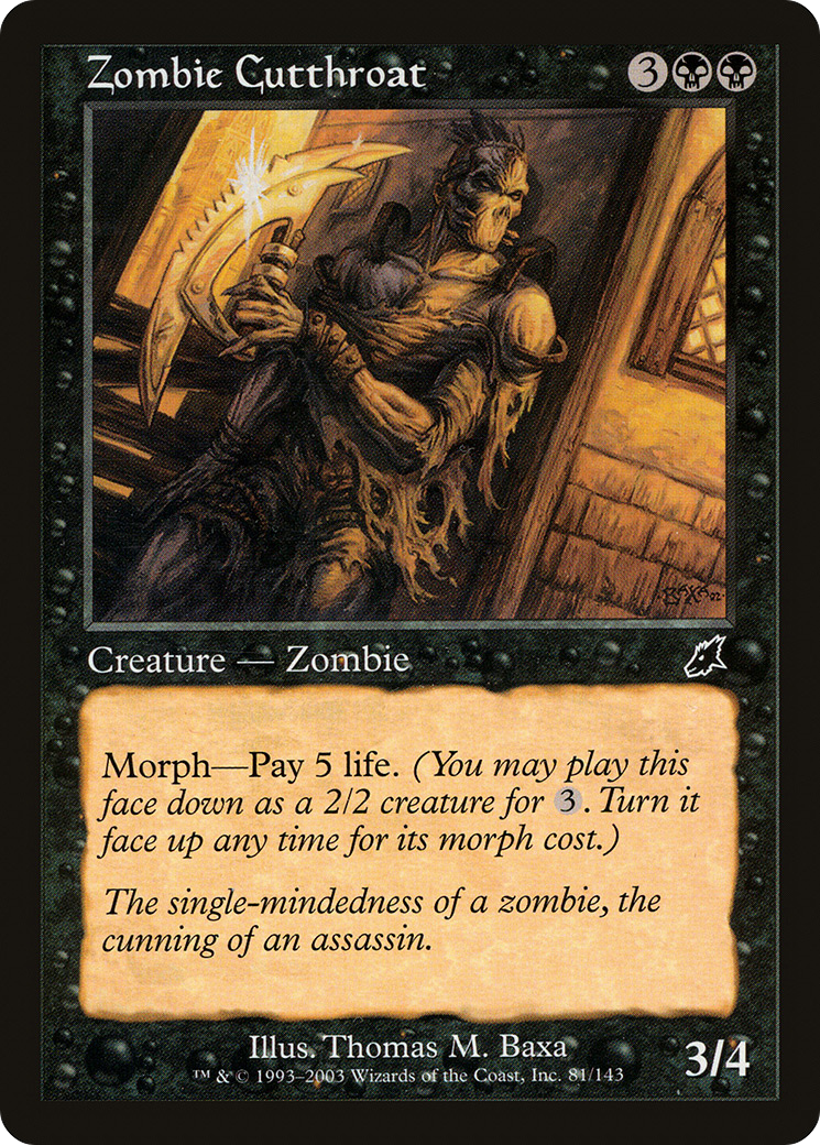 Zombie Cutthroat [SCG-81]