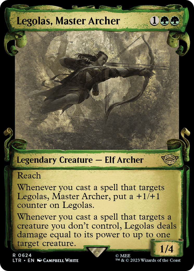 Legolas, Master Archer - Scroll Showcase [LTR-624]