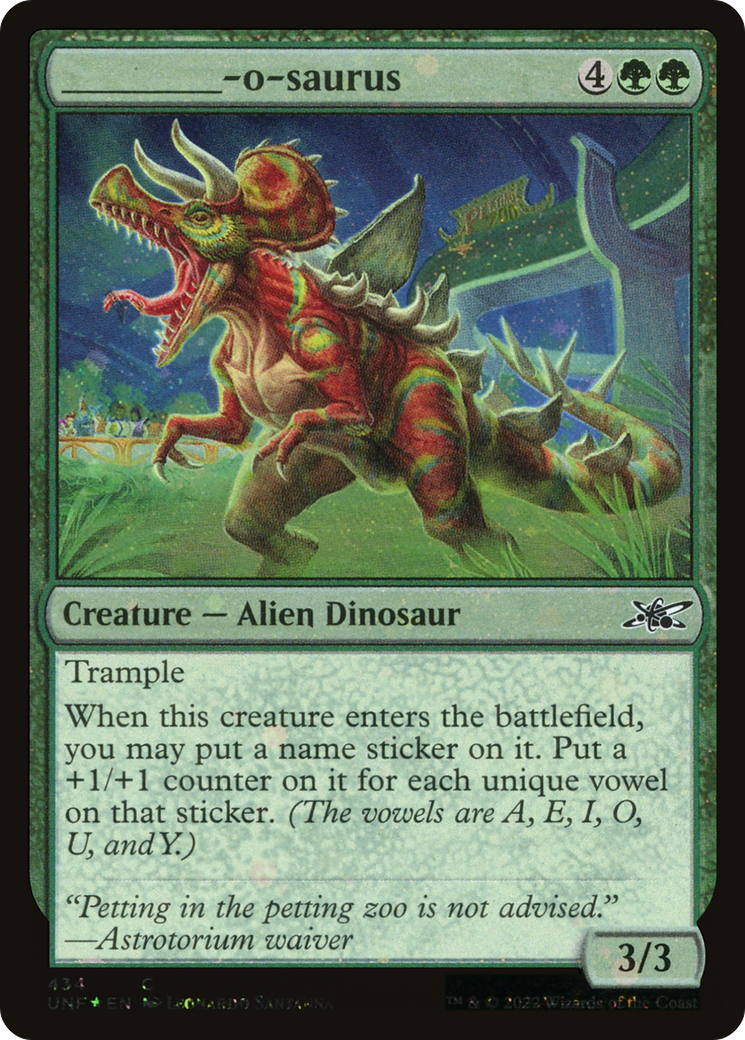 _____-o-saurus - Galaxy Foil [UNF-434]