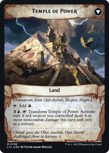 Ojer Axonil, Deepest Might // Temple of Power - Prerelease Promo [PLCI-158s]