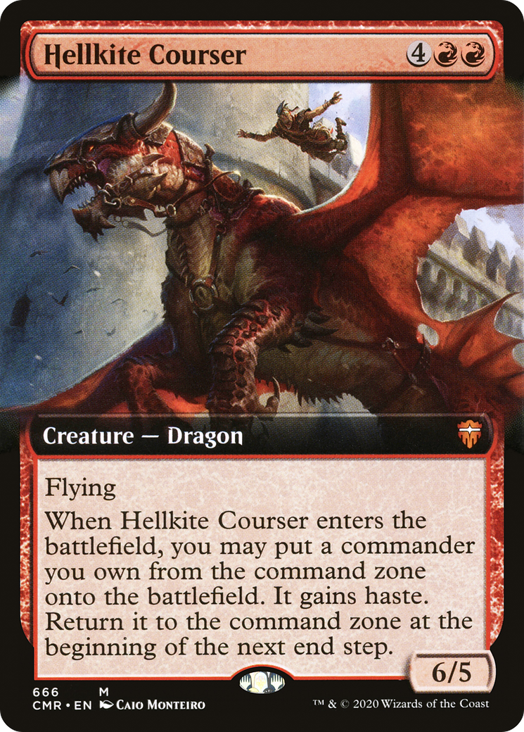 Hellkite Courser - Extended Art [CMR-666]