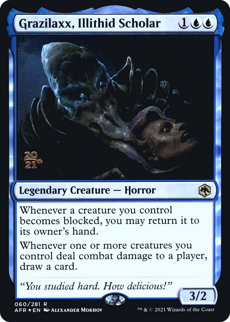 Grazilaxx, Illithid Scholar - Prerelease Promo [PAFR-60s]