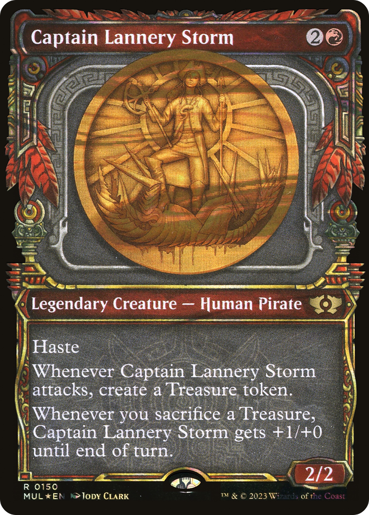 Captain Lannery Storm - Showcase - Halo Foil [MUL-150]