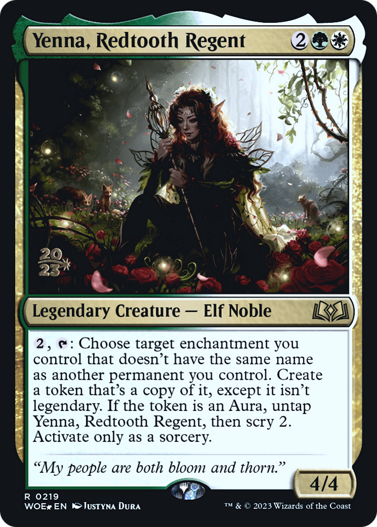 Yenna, Redtooth Regent - Prerelease Promo [PWOE-219s]