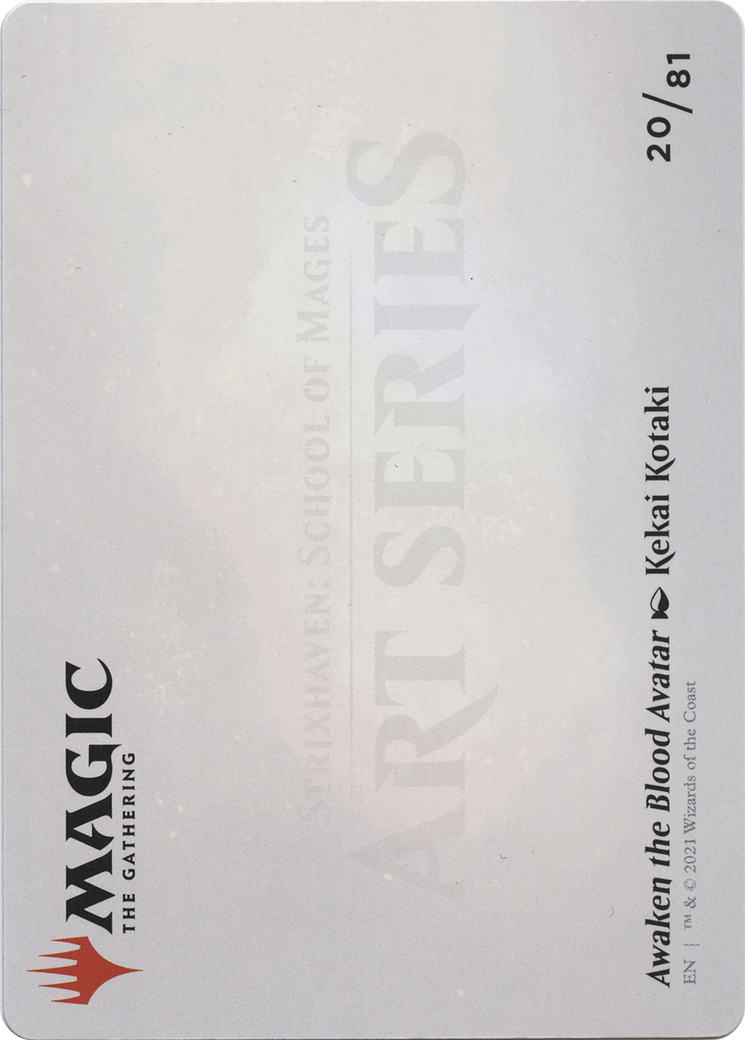 Awaken the Blood Avatar // Awaken the Blood Avatar [ASTX-20]