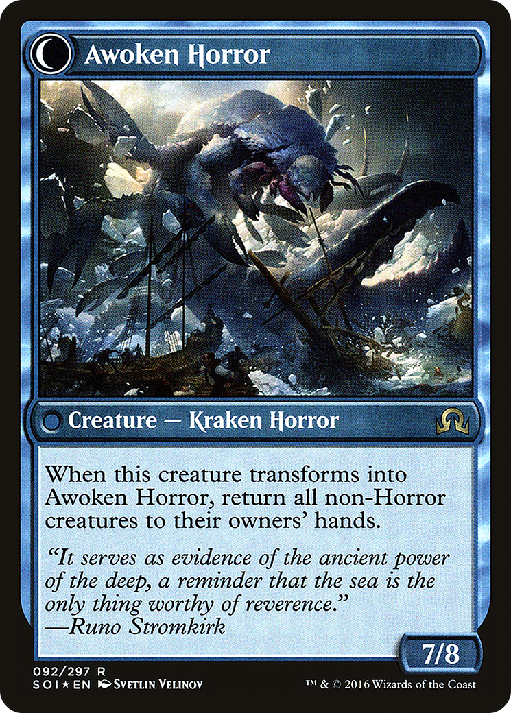 Thing in the Ice // Awoken Horror - Prerelease Promo [PSOI-92s]